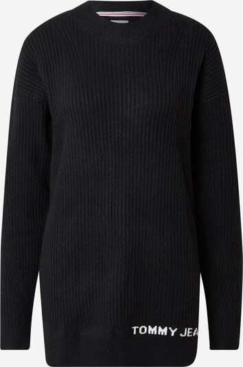 Tommy Jeans Pulover u crna / bijela, Pregled proizvoda