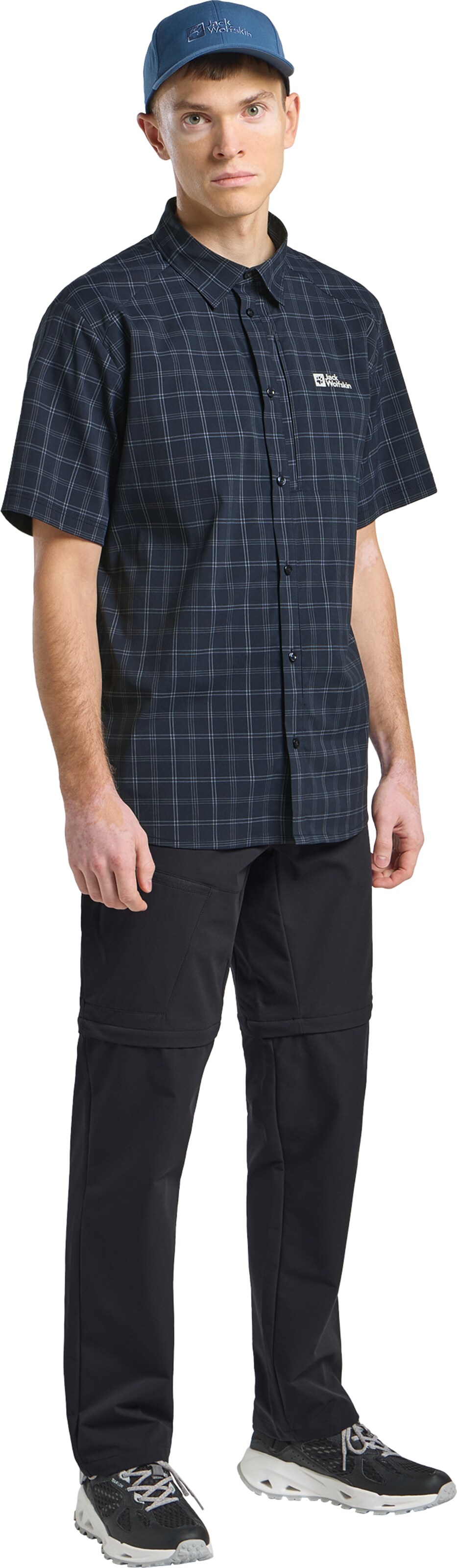 JACK WOLFSKIN Regular fit Functioneel overhemd in Blauw