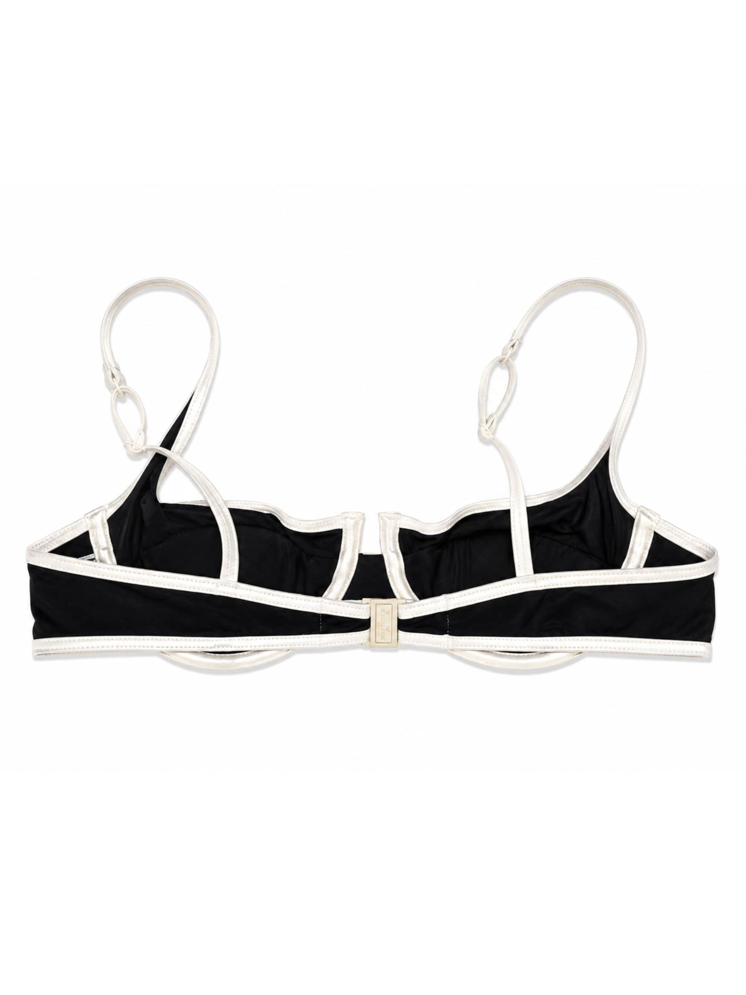 MC2 Saint Barth Bikini top in Black