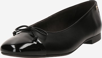 juoda Paul Green Balerinos: priekis