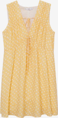 MANGO Summer Dress 'Mina' in Yellow: front