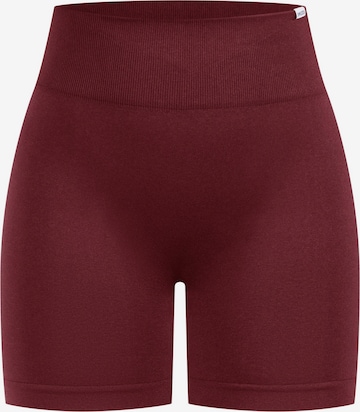 Pantalon de sport Smilodox en rouge : devant