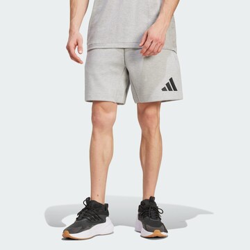 ADIDAS SPORTSWEARregular Sportske hlače ' Z.N.E. ' - siva boja: prednji dio