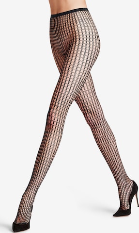 FALKE Strumpfhose 'Wicker Game' in Schwarz: Vorderseite