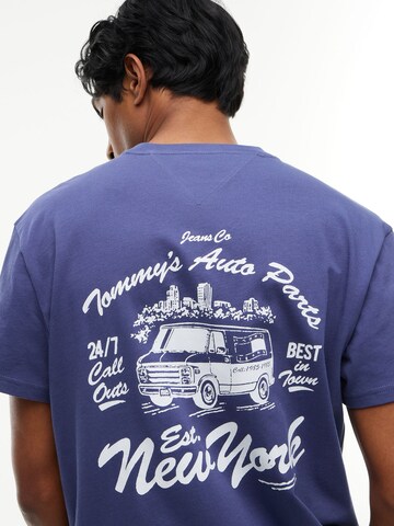 mėlyna Tommy Jeans Marškinėliai
