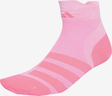 ADIDAS PERFORMANCE Sportsokken 'Run X Adizero' in Roze: voorkant