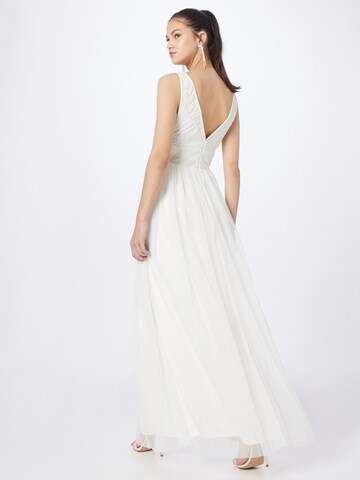 LACE & BEADS Evening Dress 'Mulaine' in White