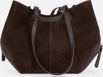 lePelou Shoulder Bag 'TARA' in Brown: front