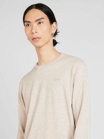 s.Oliver Pullover in Beige