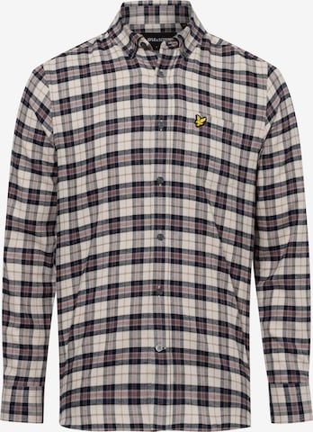 Chemise Lyle & Scott en beige : devant