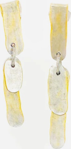 d'ecolife Essentials Ohrringe 'Leve' in Gold: Vorderseite