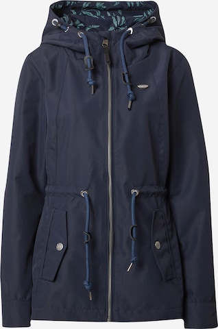 Parka mi-saison 'MONADIS' Ragwear en bleu : devant