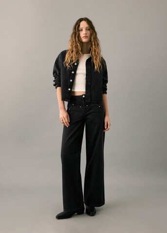 MANGO TEEN Between-Season Jacket 'Sherif' in Black