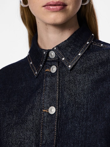 Camicia da donna 'PCKarla' di PIECES in blu