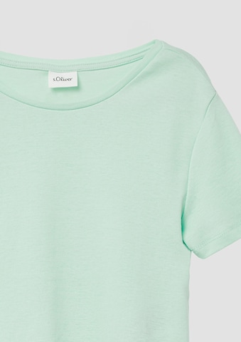 T-Shirt s.Oliver en vert