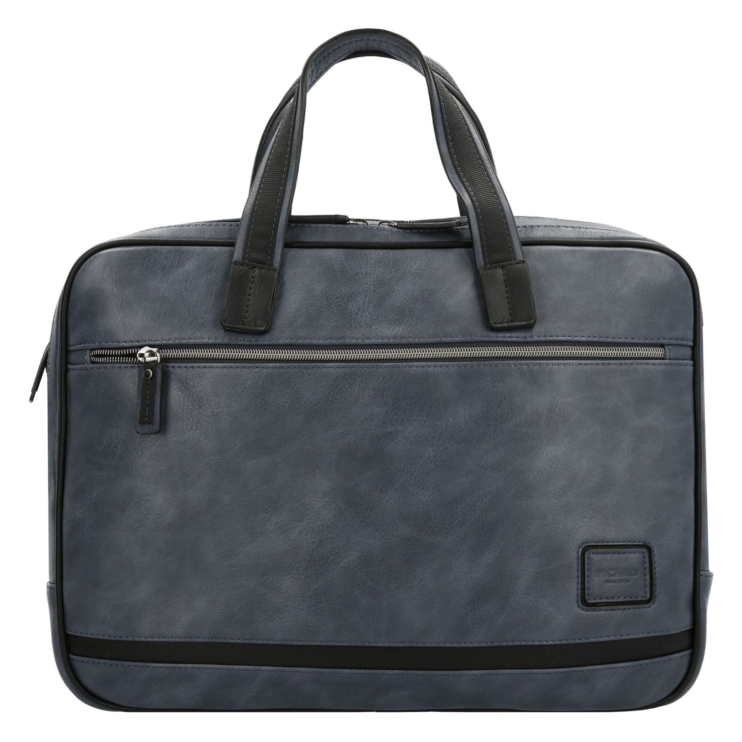 Picard Document Bag in Blue: front