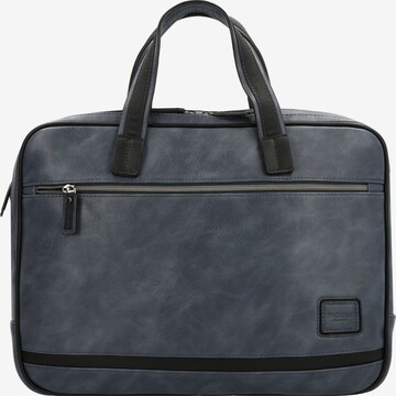 Picard Document Bag in Blue: front