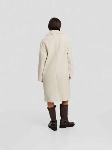 Bershka Between-seasons coat in Beige