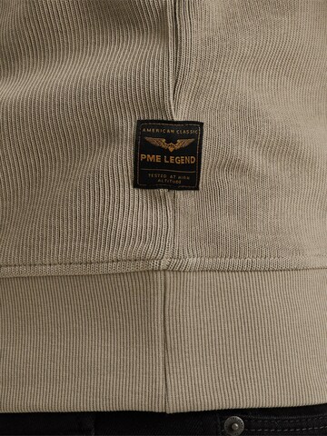 PME Legend Collegepaita 'Pullover with half-zipper' värissä beige