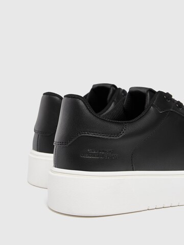 Pull&Bear Platform trainers in Black