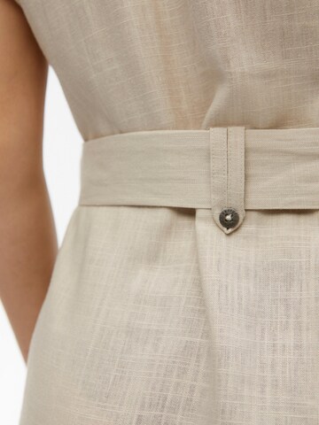 Abito camicia 'Solima' di OBJECT in beige