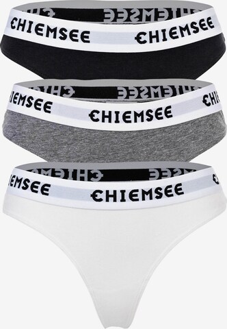 CHIEMSEE Thong in Grey: front