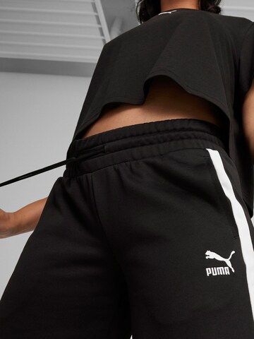 Largi Pantaloni 'T7' de la PUMA pe negru
