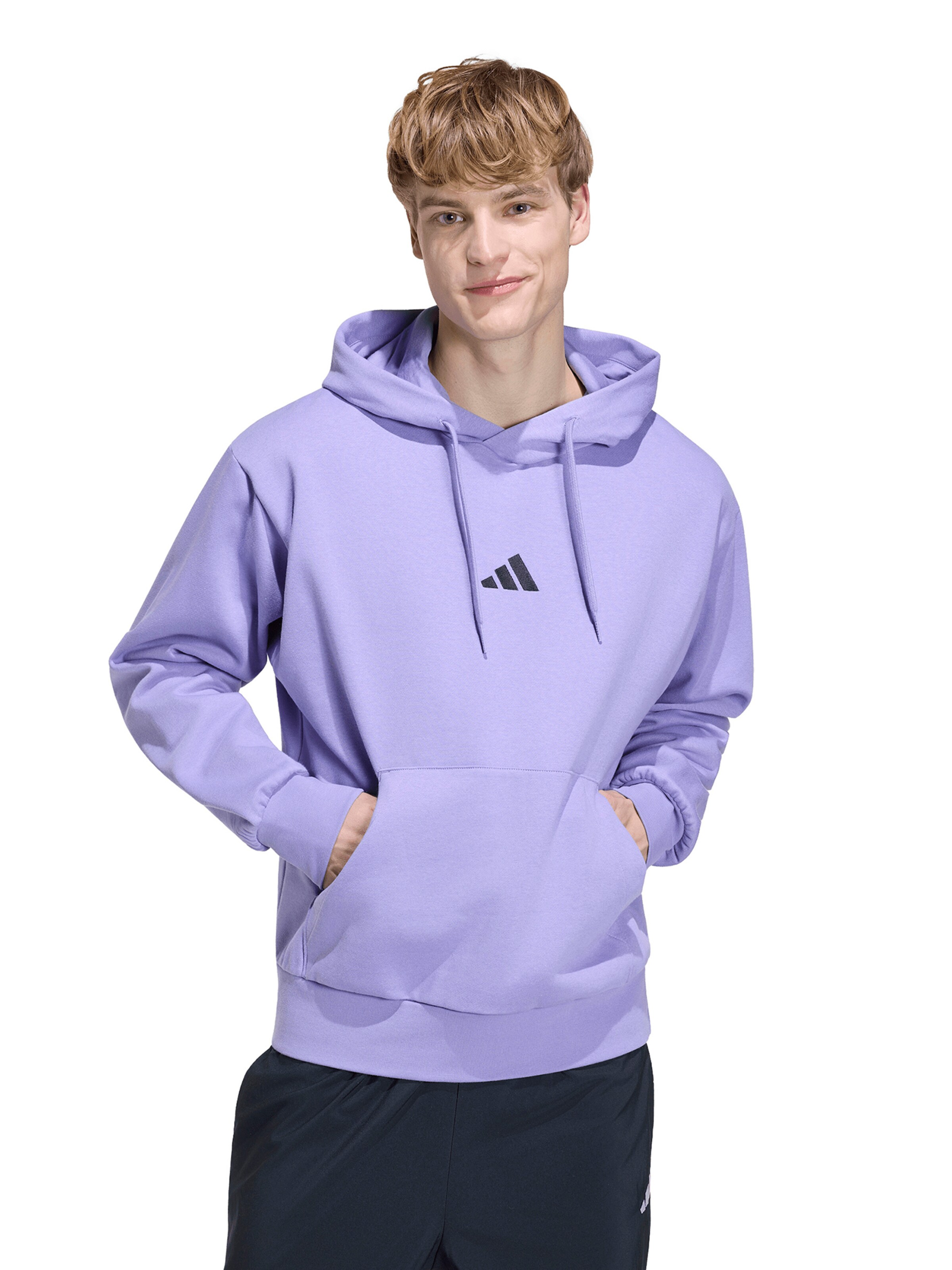 ADIDAS SPORTSWEAR Športna majica 'FEELCOZY' | vijolična barva: sprednja stran
