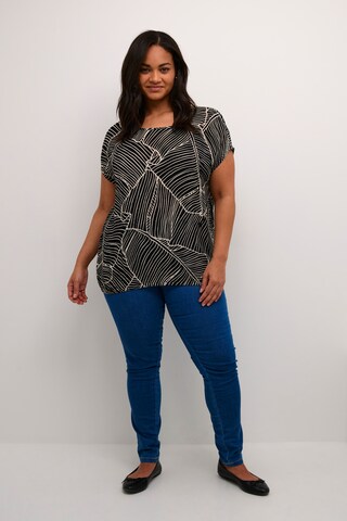 Camicia da donna 'Ami' di KAFFE CURVE in nero