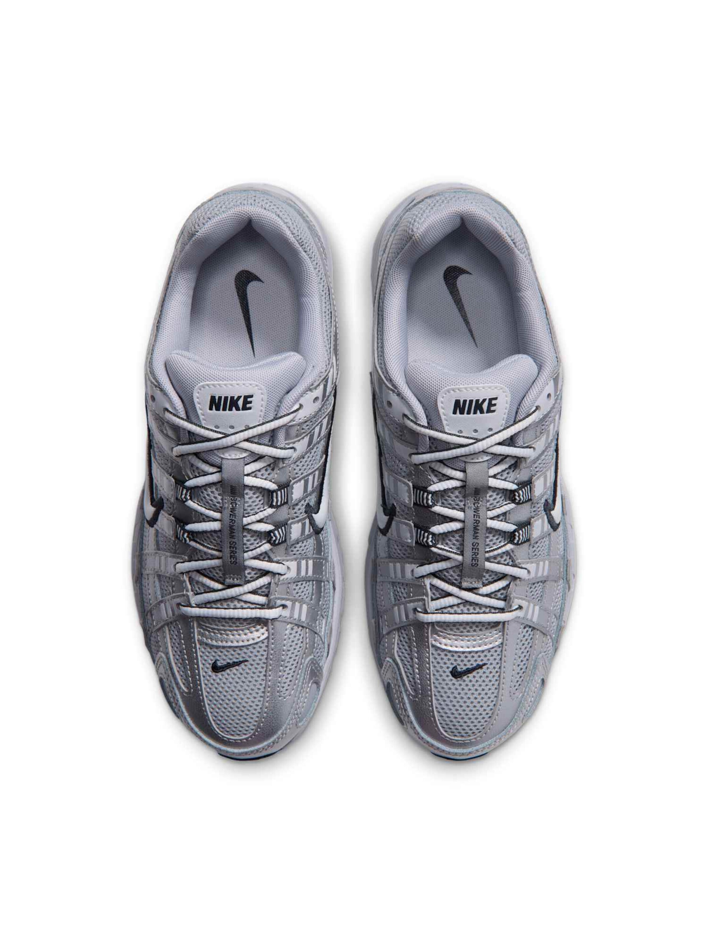 NIKE Športové šnurovacie topánky 'P-6000' - Sivá