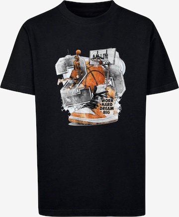 juoda Mister Tee Marškinėliai 'Ballin': priekis