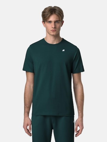 T-Shirt 'K-WAY ADAME LIGHT STRETCH JERSEY T-Shirt e Polo' K-Way en vert : devant