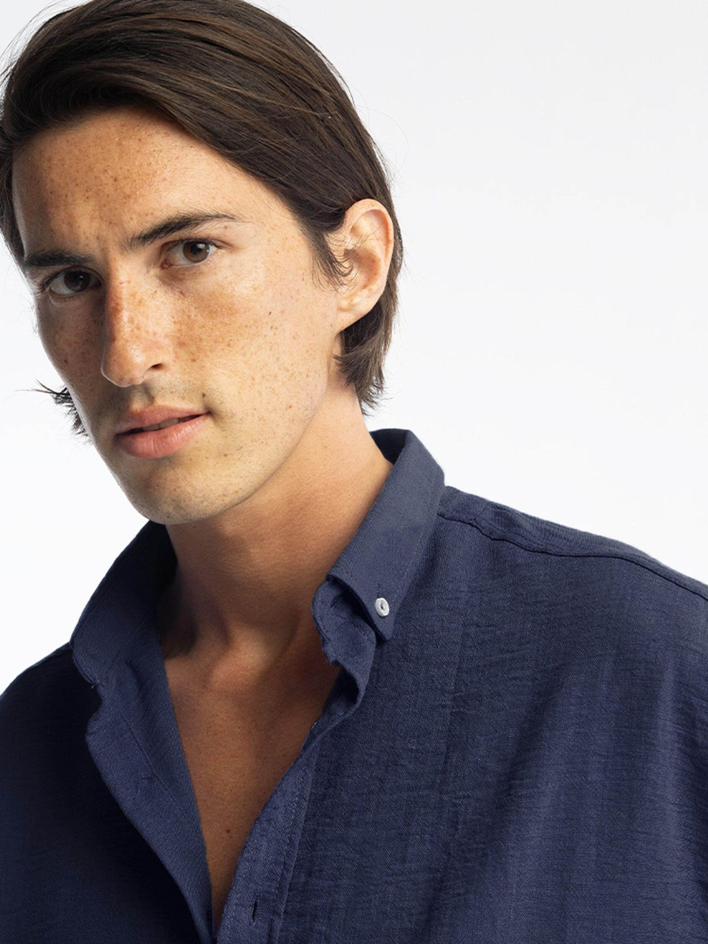 Giesto Comfort fit Overhemd in Blauw