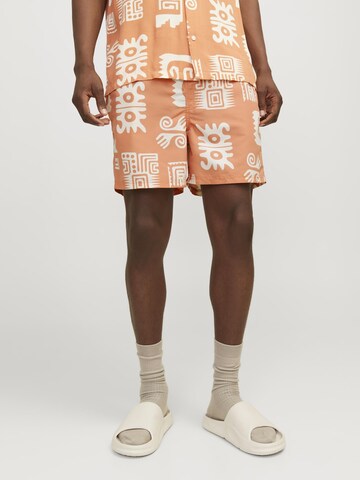 JACK & JONES Zwemshorts in Oranje: voorkant