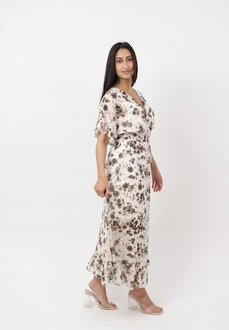 Elara Jurk in Beige