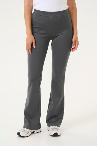 Kaffe Flared Pants 'Jenny' in Grey: front