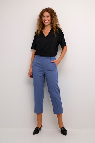 Kaffe Regular Hose 'Sakura' in Blau