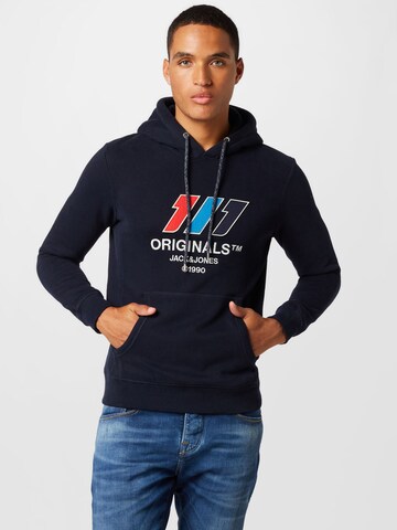 JACK & JONES Sweatshirt in Blauw: voorkant