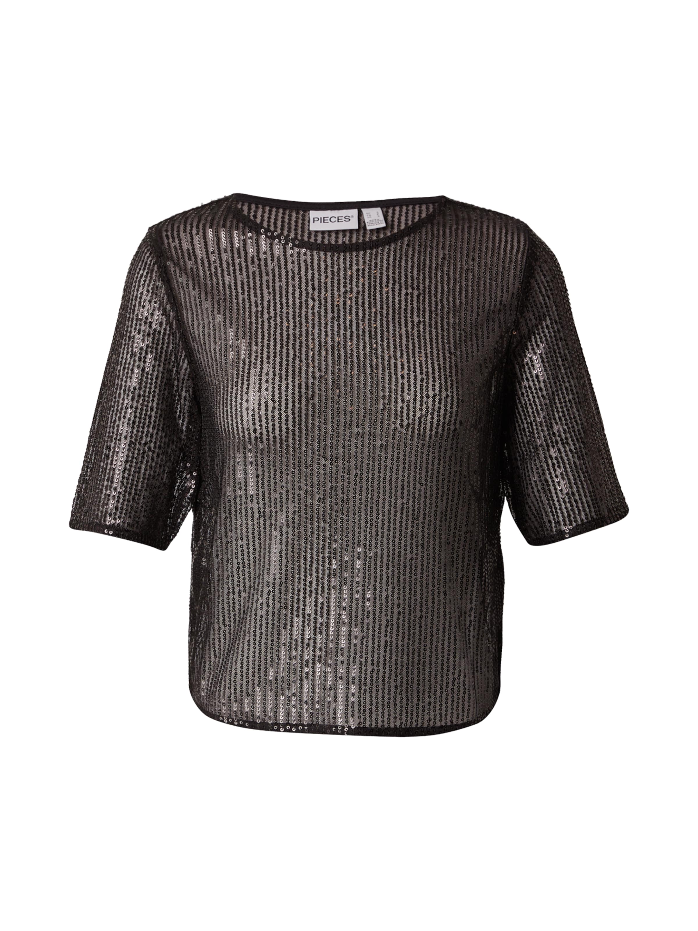 PIECES - Blusa 'PCJack' em preto: frente