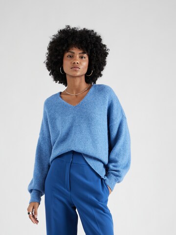 BOSS Sweater 'Fondy' in Blue: front