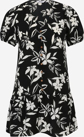 Abito camicia di Dorothy Perkins Petite in nero: frontale