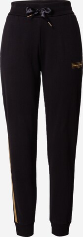 ARMANI EXCHANGE Tapered Broek 'PANTALONI' in Zwart: voorkant