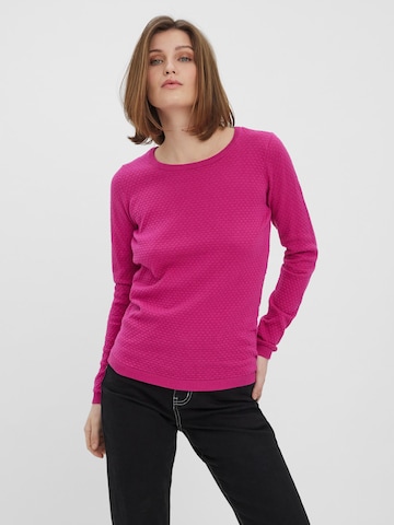 VERO MODA Sweater 'Care' in Pink: front