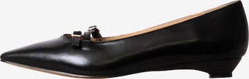 Super Mode Ballerina 'Ballerinas mit Absatz' in Black: front