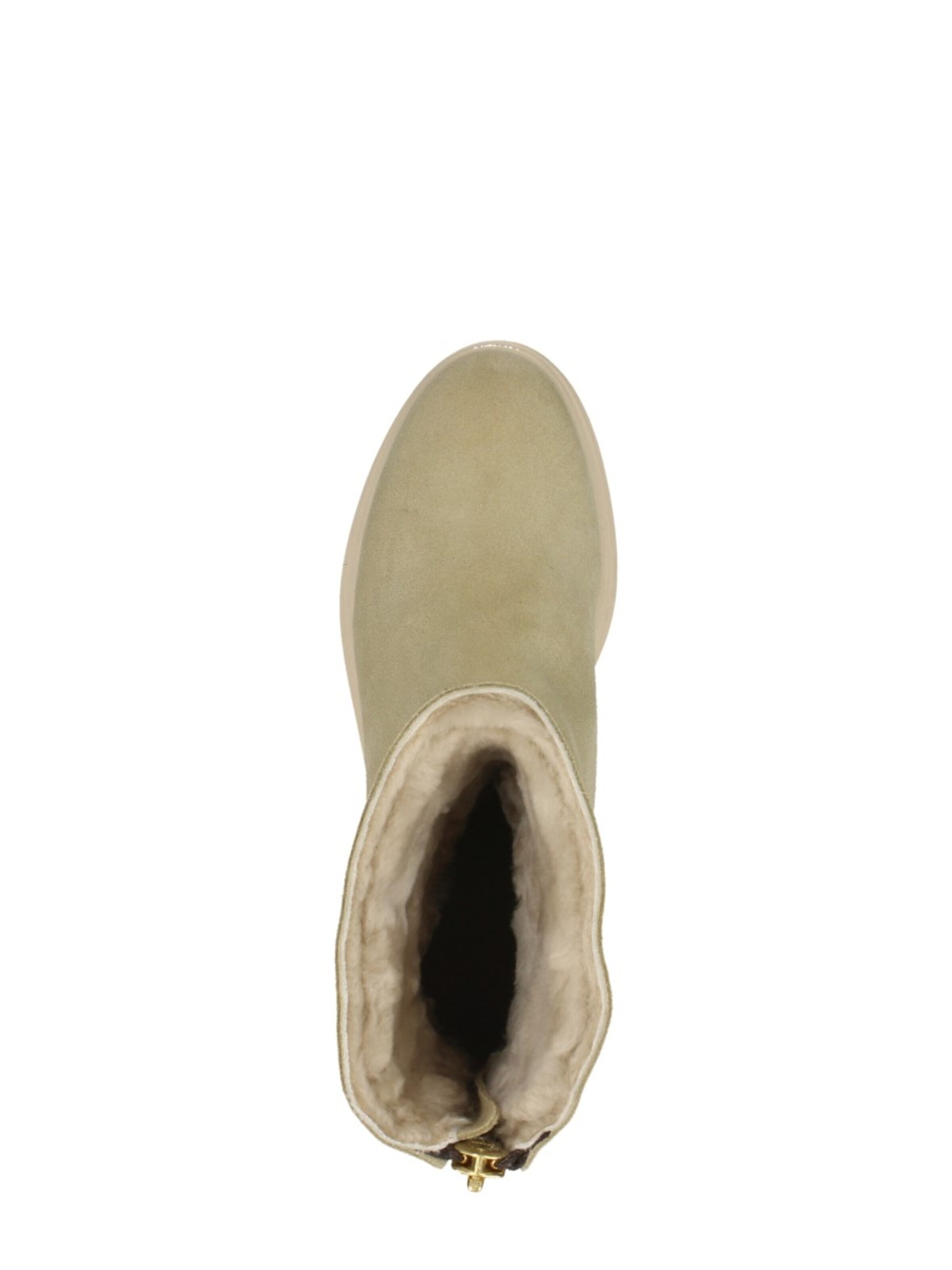 Red-Rag Boots 'Enkellaarsjes Plat' in Beige