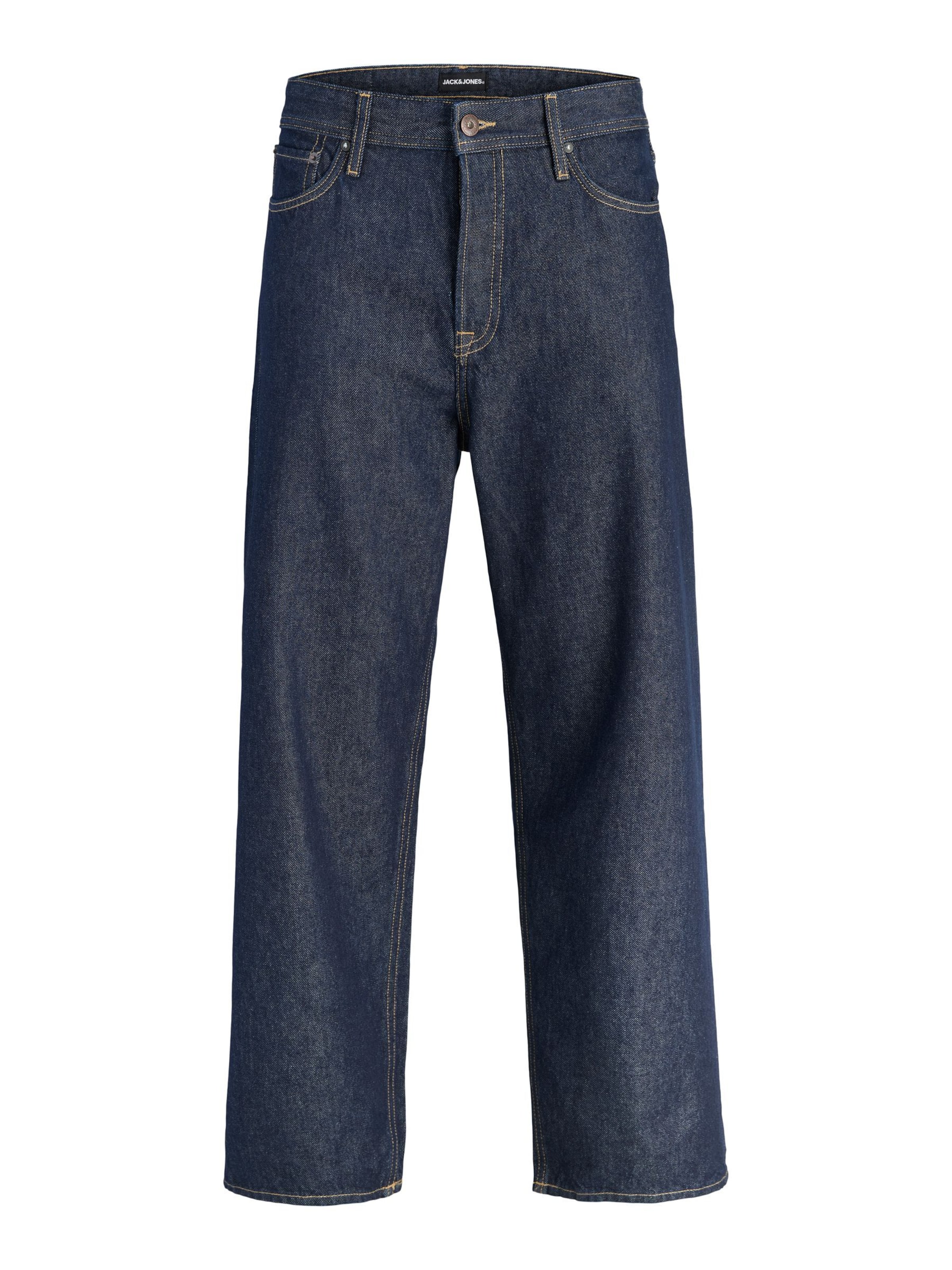 JACK & JONES Jean 'JJIAlex JJOriginal' en bleu foncé, Vue avec produit