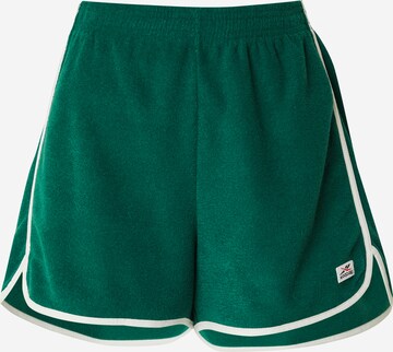 Reebok - Regular Calças 'SILO 4' em verde: frente