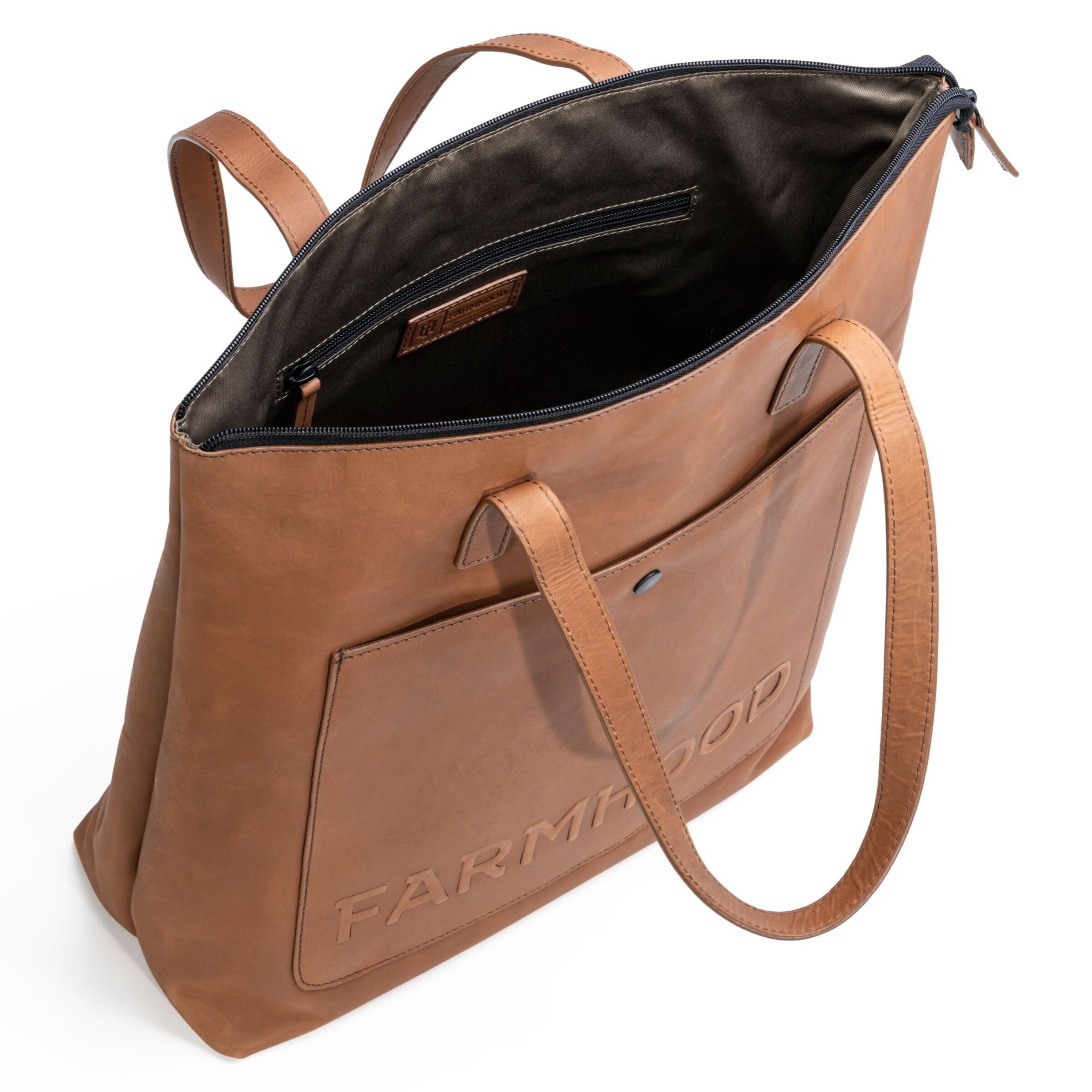 Farmhood Shopper in Brown