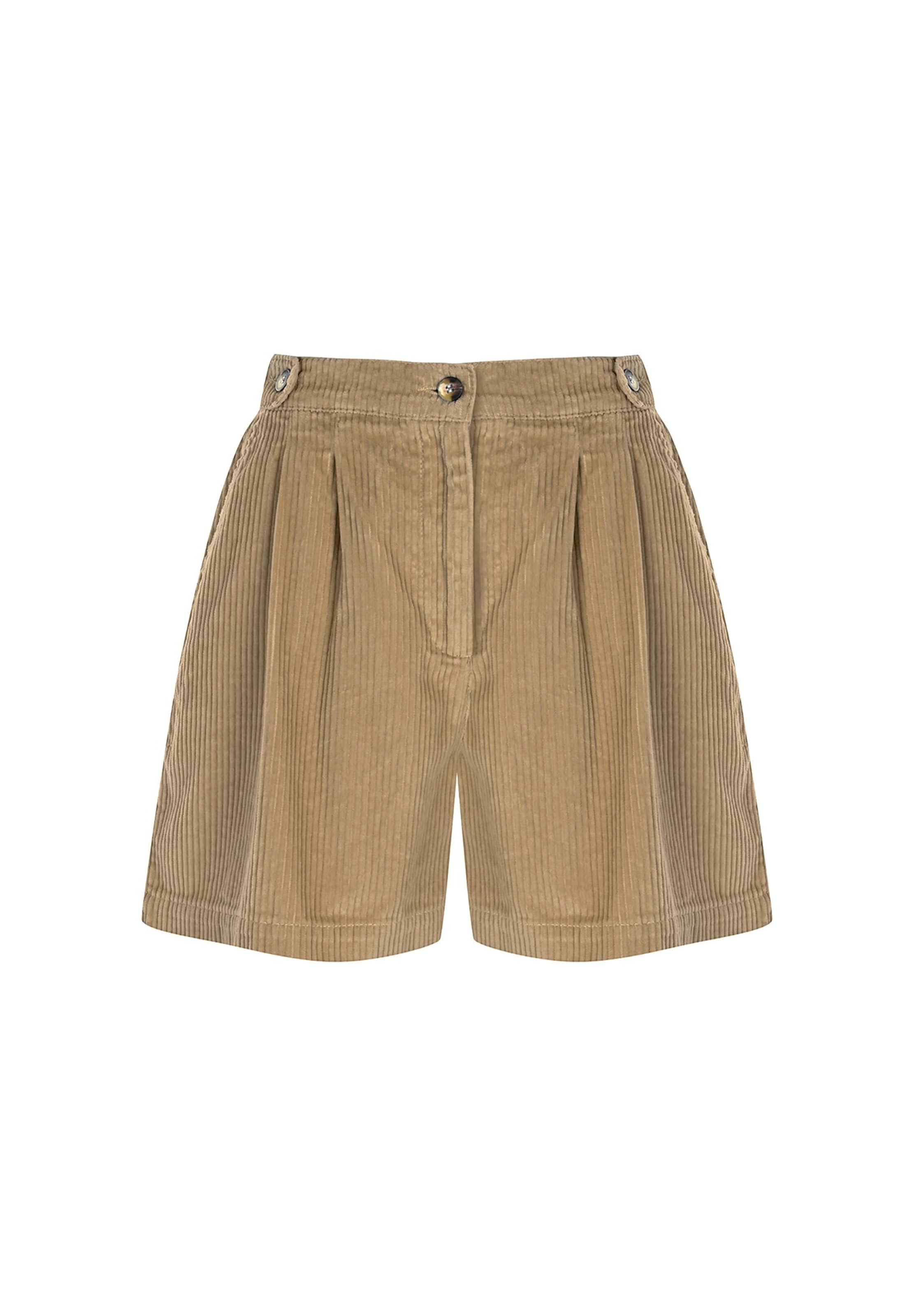 FRESHLIONS Regular Broek 'Isabella' in Bruin: voorkant