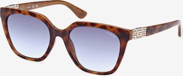 GUESS Sunglasses in Brown: front